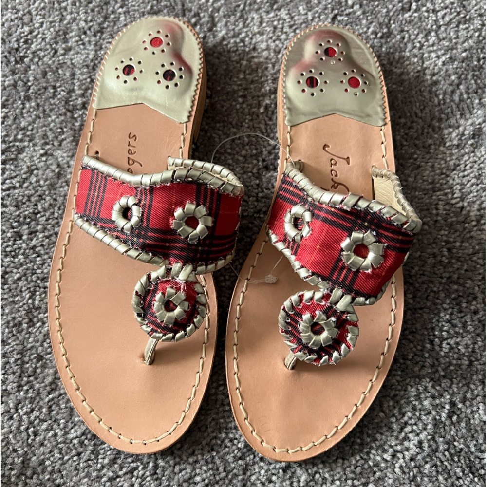 Plaid Jack Rogers Sandals